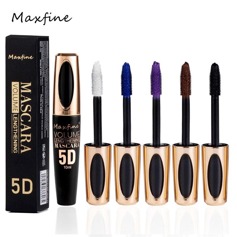 5D Colorful Mascara - Waterproof, Smudge-proof Curling & Volumizing Mascara For Daily & Party Makeup
