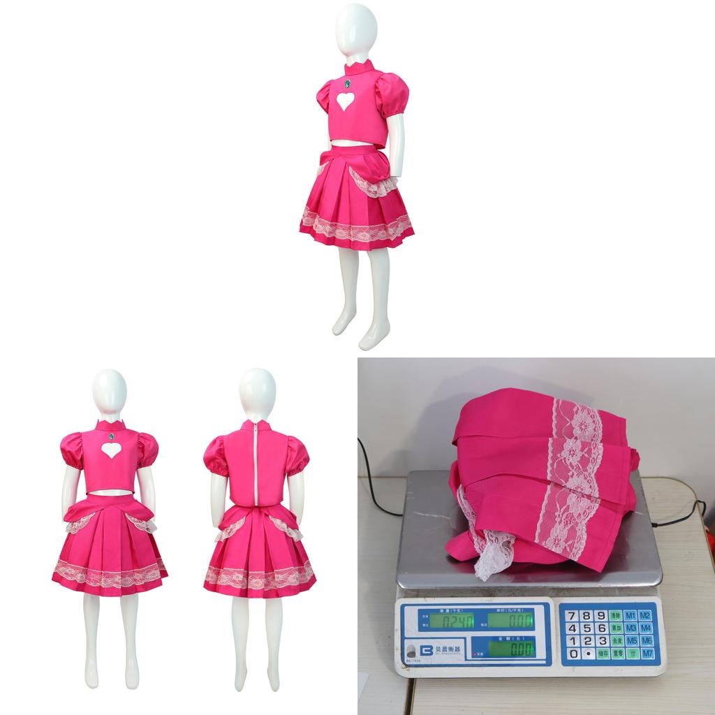 Super Mario Princezna Peach Cosplay Kostým Pro Divadelní Představení Dívka Léto