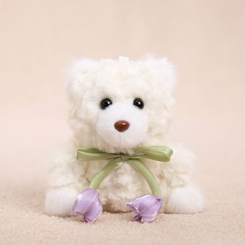 Plush Bear Keychain With Pp Cotton Filling For Kids And Adults Collectible Gift