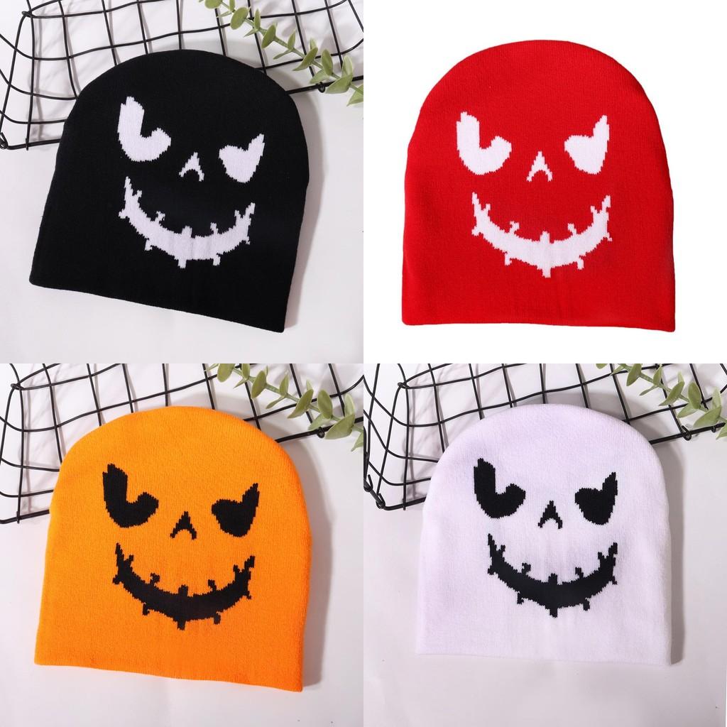 Halloween Pumpkin Knit Hat With Warmth For Fall Street Fashion Fans