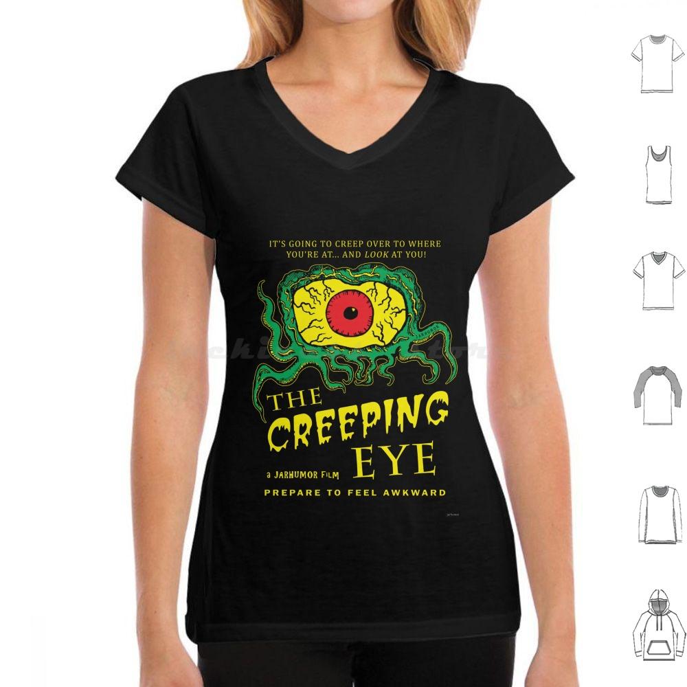 The Eye T Shirt 6xl Cotton Cool Tee The Crawling Eye Movie Movies Parody Classic Horror Bad Cult Monster Creature Evil Creepy