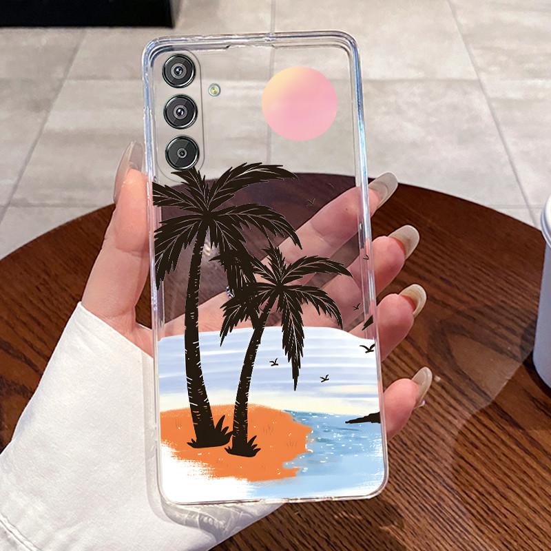

Casing For Samsung Galaxy M15 F15 5G Case Aesthetic Fashion Cute Cat Astronaut Soft Silicone Back Cover Transparent Phone Case Galaxy F15 5G