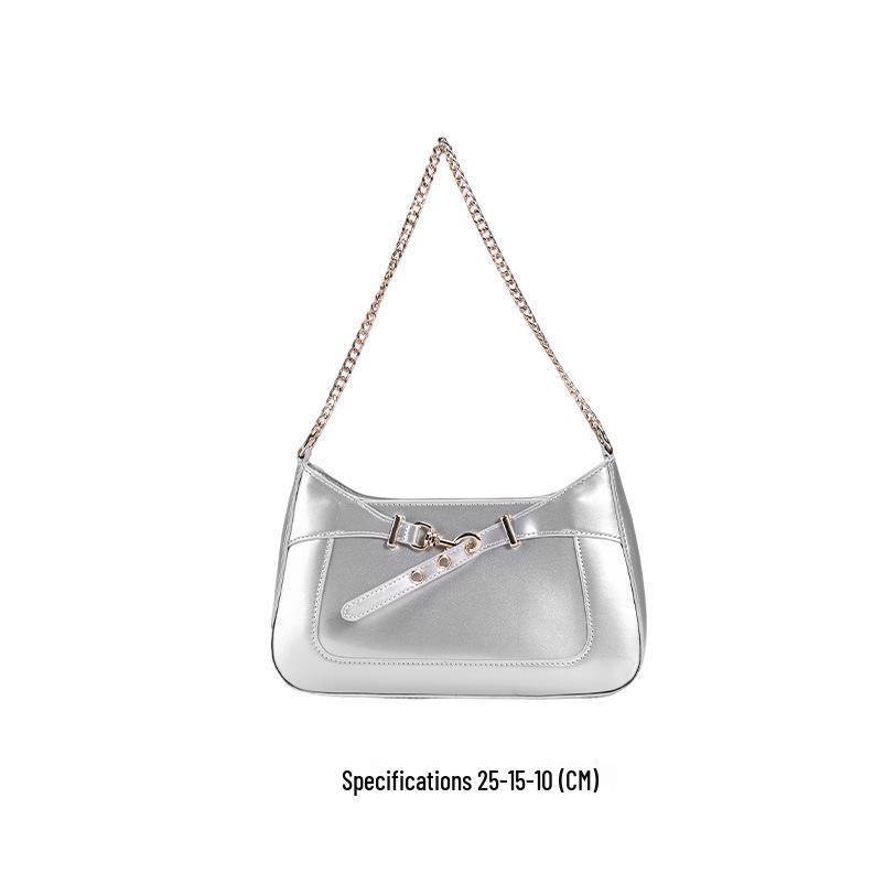 

Myard Women s Large-Capacity Versatile Luxury Shoulder Tote Bag 25x15x10 cm срібний