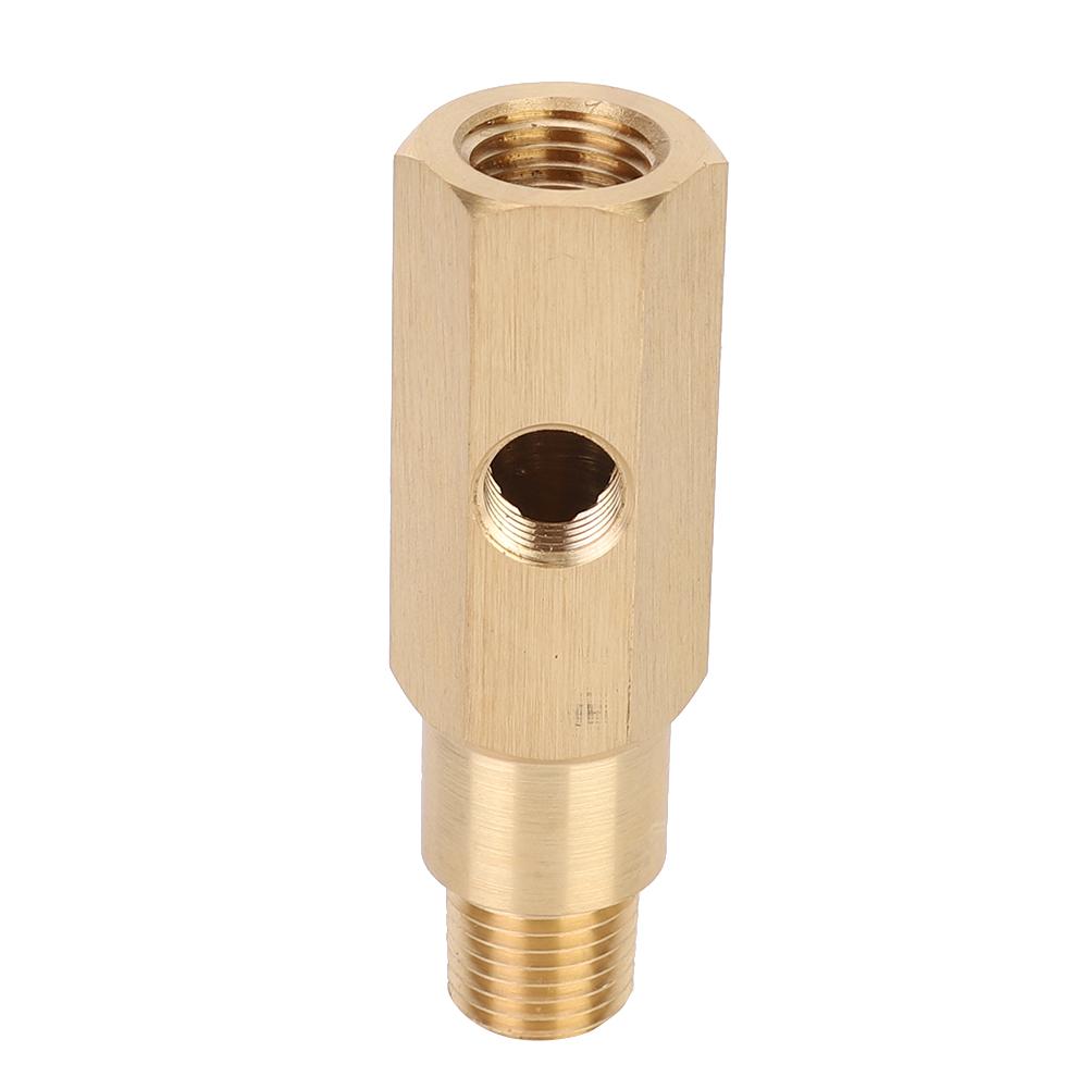 Oil Pressure Gauge Adapter 1 4 NPT Brass T Piece Sender Fit for Ford Falcon BA BF FG   4.0 and V8