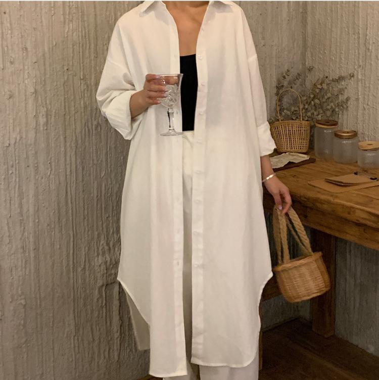 S-2XL Cotton Summer Shirt Dress Pink Evening Vintage Dress Party Oversize Long Beach Women Dresses Loose Robe