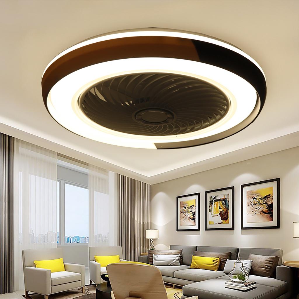 

Современный акриловый светодиодный потолочный вентилятор с подсветкой, пульт дистанционного управления, минималистичные светодиодные потолочные светильники, лампа-потолочный вентилятор, диммируемый светильник-вентилятор, белый+серебристый 80 Вт