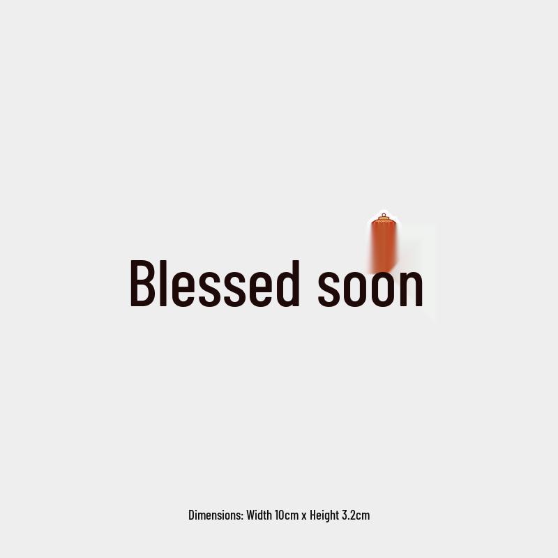 New Year Fortune Blessing Car Sticker - Creative Rear Window Decoration