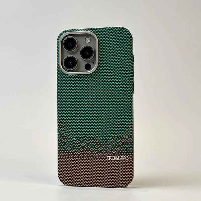 

Matte Hard PC Case for iPhone 16 15 17 Pro Max Magnetic Magnet Shell Camera Metal Frame Cover Sunset Moonrise Carbon Relief Hull For iPhone 16 Pro Max