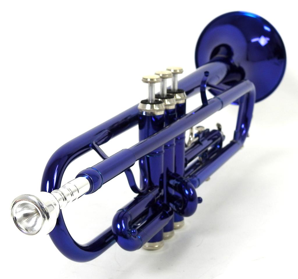 Kaerntner KTR-30MBL Trumpet, Metallic Blue (with Semi-hard Case)