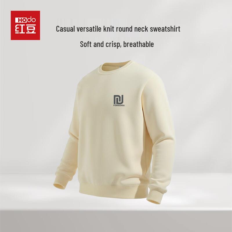 Hodo Men's Heavyweight Loose Fit Crewneck Sweatshirt