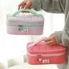 Small Fresh Macaron Cosmetic Bag Large Capacity Portable Wash Bags Contrast Color Girl Series Storage Handbag