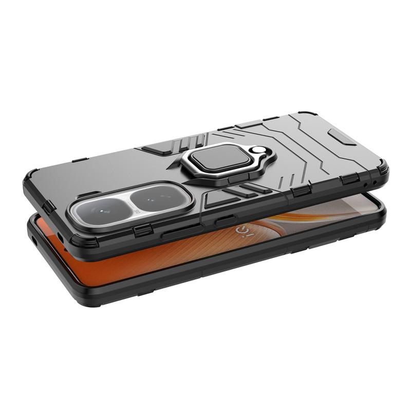For ViVo iQOO Neo10 Case ViVo iQOO Neo 10 Cover Ring Holder Armor Bumper Shield Protective Back Phone Cases On iQOO Neo10 Funda