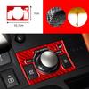 Red Carbon Car Drive Select Switch Panel Trim Sticker For Lexus CT200h 2011-17