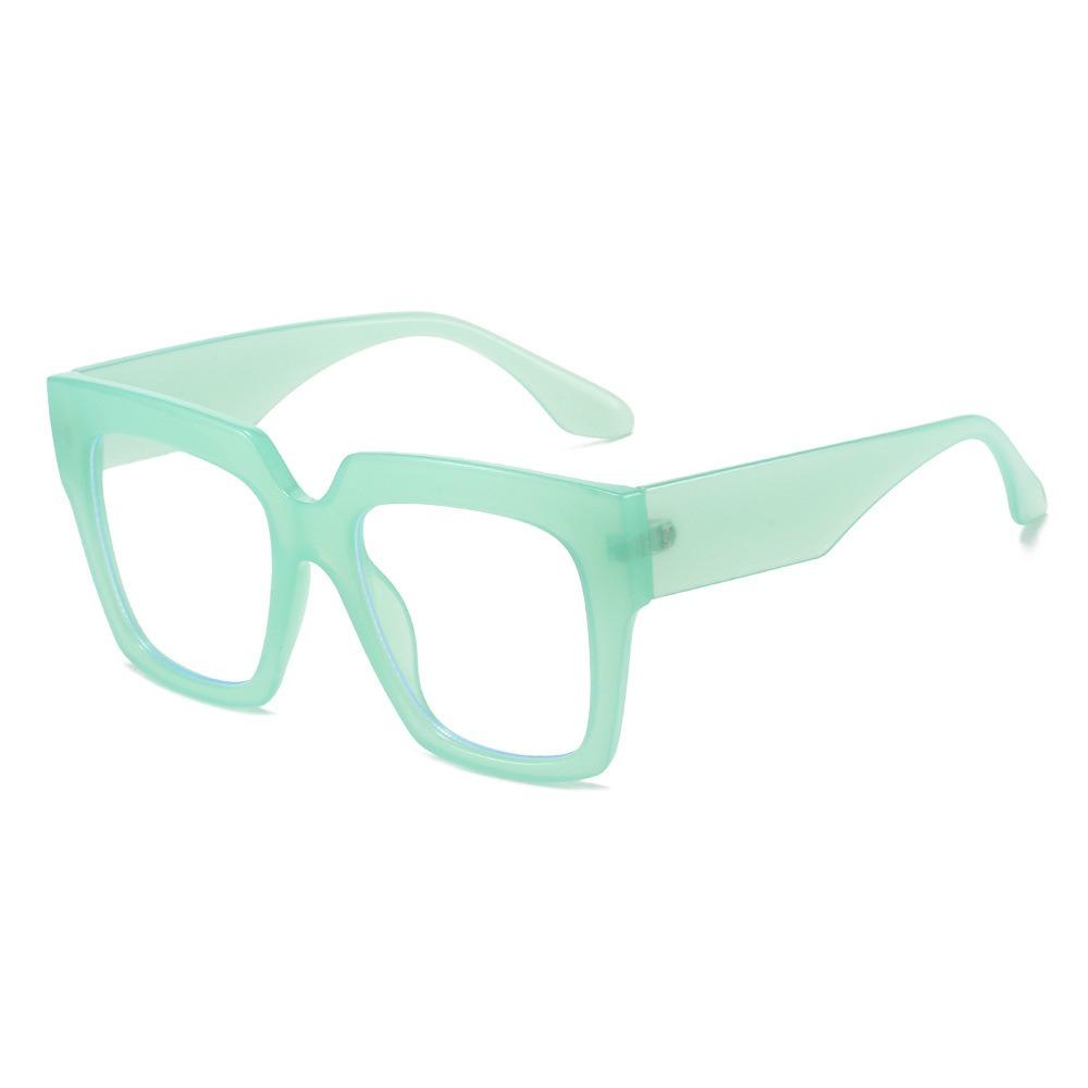 Fashion Oversized Blue Light Glasses Square Big Frame Non-Prescription Eyeglasses Women Men Gasses Frames