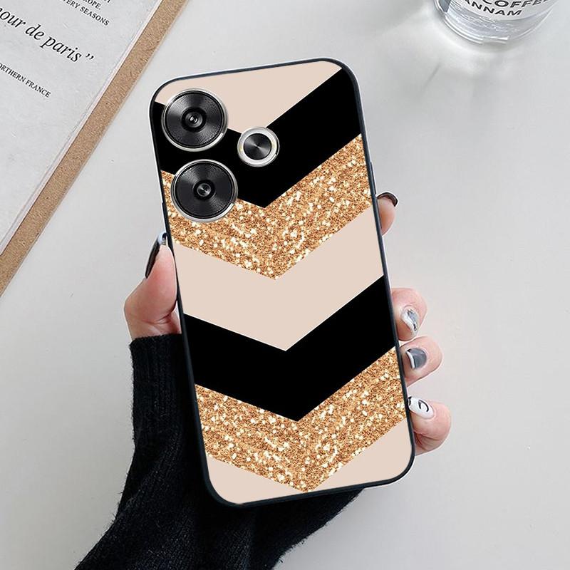 For Coque Poco M6 4G Case Soft Silicone Back Cases for Xiaomi Poco M6 4G Phone Cover PocoM6 POCO M 6 Full Protection Etui Funda