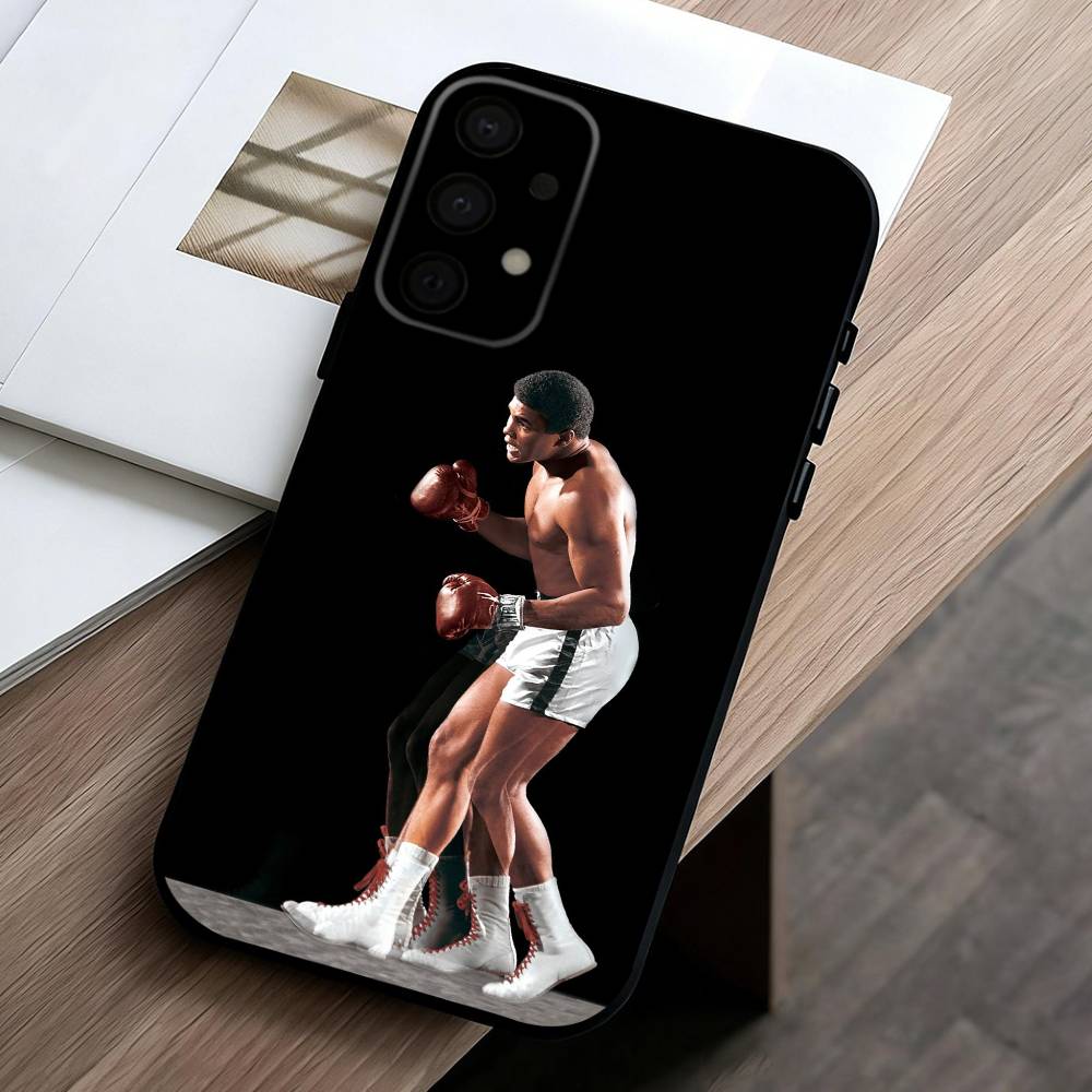 Boxing M-Muhammad A-Ali phone Case For Samsung Galaxy A73,A72,A71,A70,A53,A52,A51,Others Soft Black Shell
