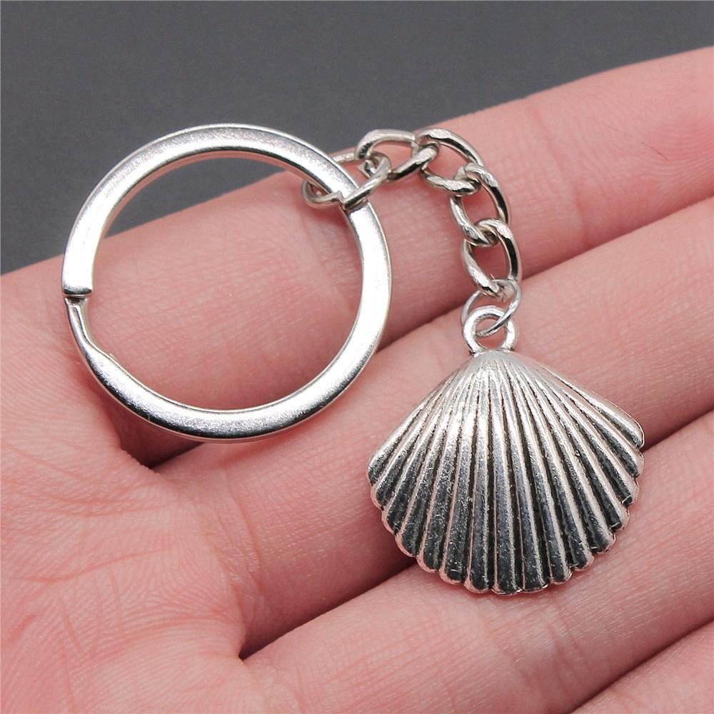 Starfish Shell Turtle Beach Ocean Keychain for Boys Trendy Boho Fathers Day Gift Classic Wallet Accessory