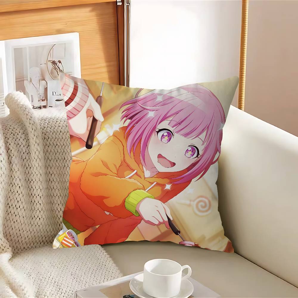 

АНИМЕ СЕКАЙ Эму Отори Наволочка Подушка Чехол на подушку для дивана Украшение для дома Комнаты Детский подарок 12x12Inch