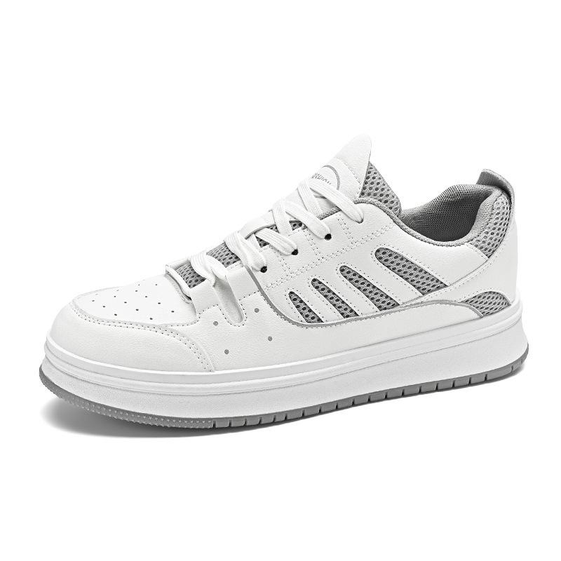 

Spring and autumn new men s shoes casual sports shoes thick-soled wear-resistant skateboard shoes boys height-increasing breathable trend board shoes 39