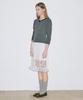 SINOON Sn Henley Neck Stripe Long Sleeve T-Shirt (Dark Melange Gray)