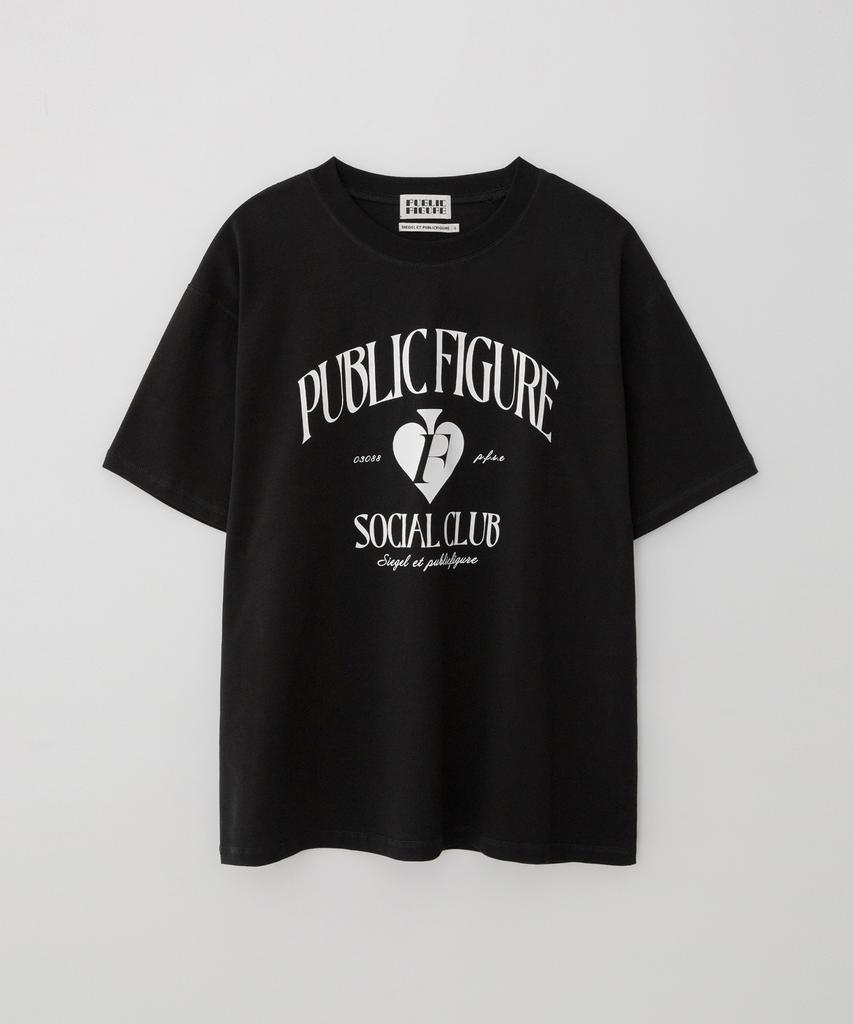 PUBLICFIGURE Social Club T-Shirt_Black