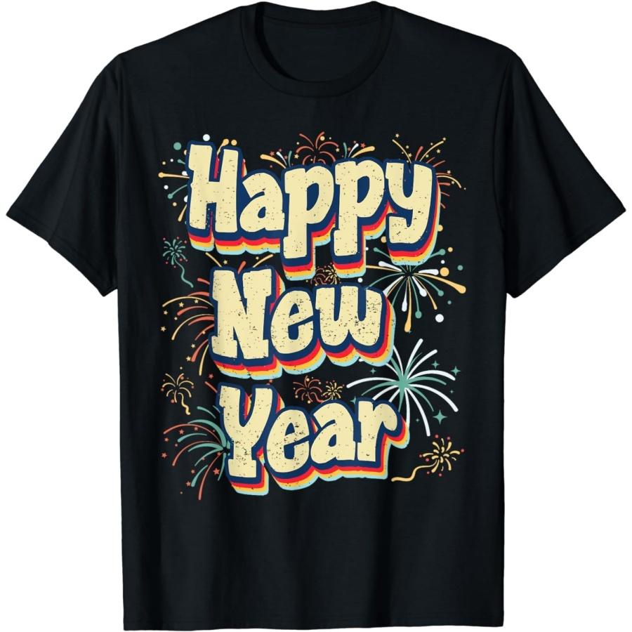 

Happy New Year 2024 T-Shirt 100% Cotton T Shirts Mens Womens Unisex(1) XXXXXL чорний