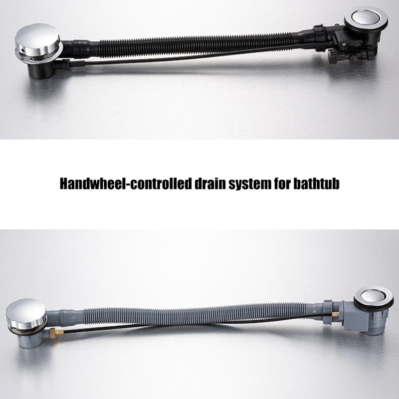 Hochfeste Kunststoff-Badewannen Überläufe Ablaufrohr Ergonomische SPA-Badewannen Ablaufgarnitur für einfache Badinstallation
