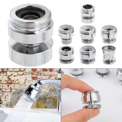 Armaturen Wasserfilter Zubehör Schwenkbarer Belüfteradapter 360 Grad Verstellbarer Wasserhahn Belüfteranschluss Armaturenadapter