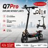 Monopattino Elettrico BOYUEDA Q7 Pro 3200W Doppio Motore 52V 19Ah con Freni Idraulici e Pneumatici Larghi Antiscivolo da 10 Pollici per la Sicurezza