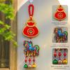 Traditional Design Chinese New Year Pendant Lucky Chinese Knot Lucky Pendant Hanging Ornament Year of The Horse Family Reunion