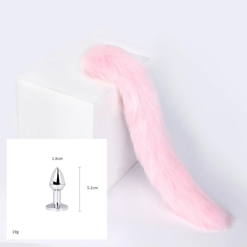 3 Sizes Metal Butt Plug Fox Tail Intimate Toys Bdsm Anal Extender Dilator Sex Shop Products Erotic Games Goods For Adults