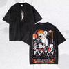 Bleach Kurosaki Ichigo Koszulka Anime Prana Winylowy Nadruk Unisex Okrągły Dekolt Krótki Rękaw Oversize Harajuku Streetwear Koszulki Top
