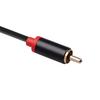 Enhanced Audio Cable: 6.35mm To 2RCA, Gold-Plated, Aluminum Shell