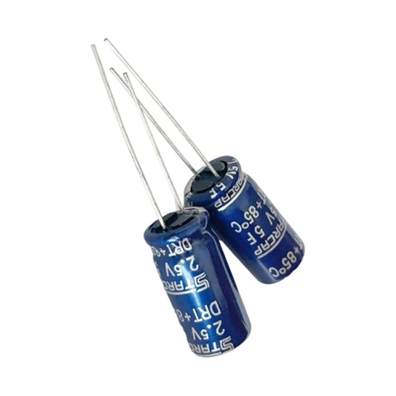 5PCS 2.5V 5.0F Automotive Super Capacitors Instantly Power Supply Seamlessly Switching For Dashcams Emergency Recording