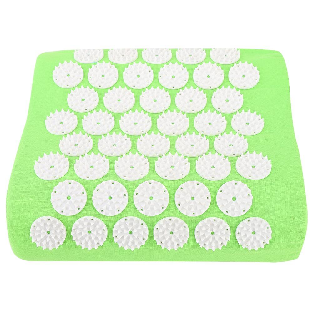 Acupuncture Massage Pillow Stress Relief Acupressure Massage Back Cushion (Fruit Green)