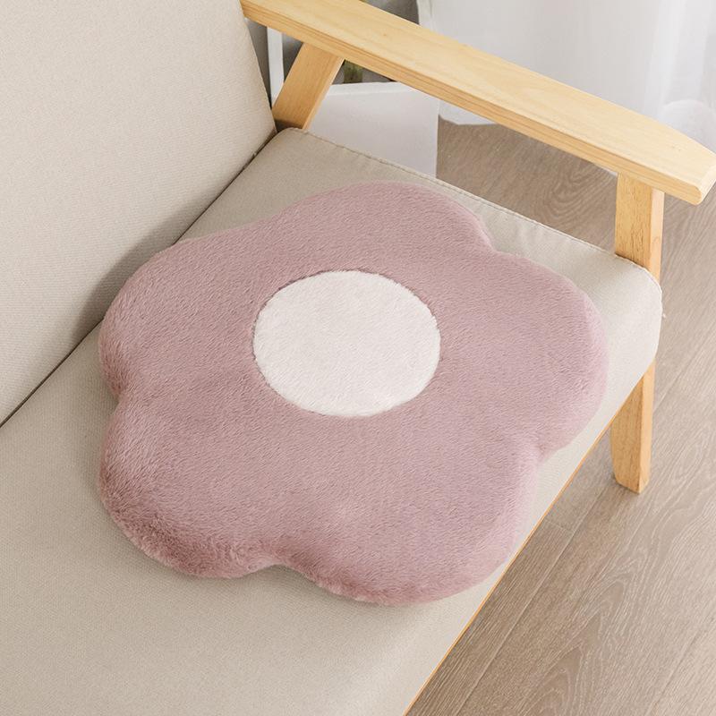 

50 см мягкая красочная подушка с цветами для украшения комнаты для девочек Подушка-подсолнух для эркера Подушка для сиденья в спальню с розовым цветком 50cmX50cm темно-розовый