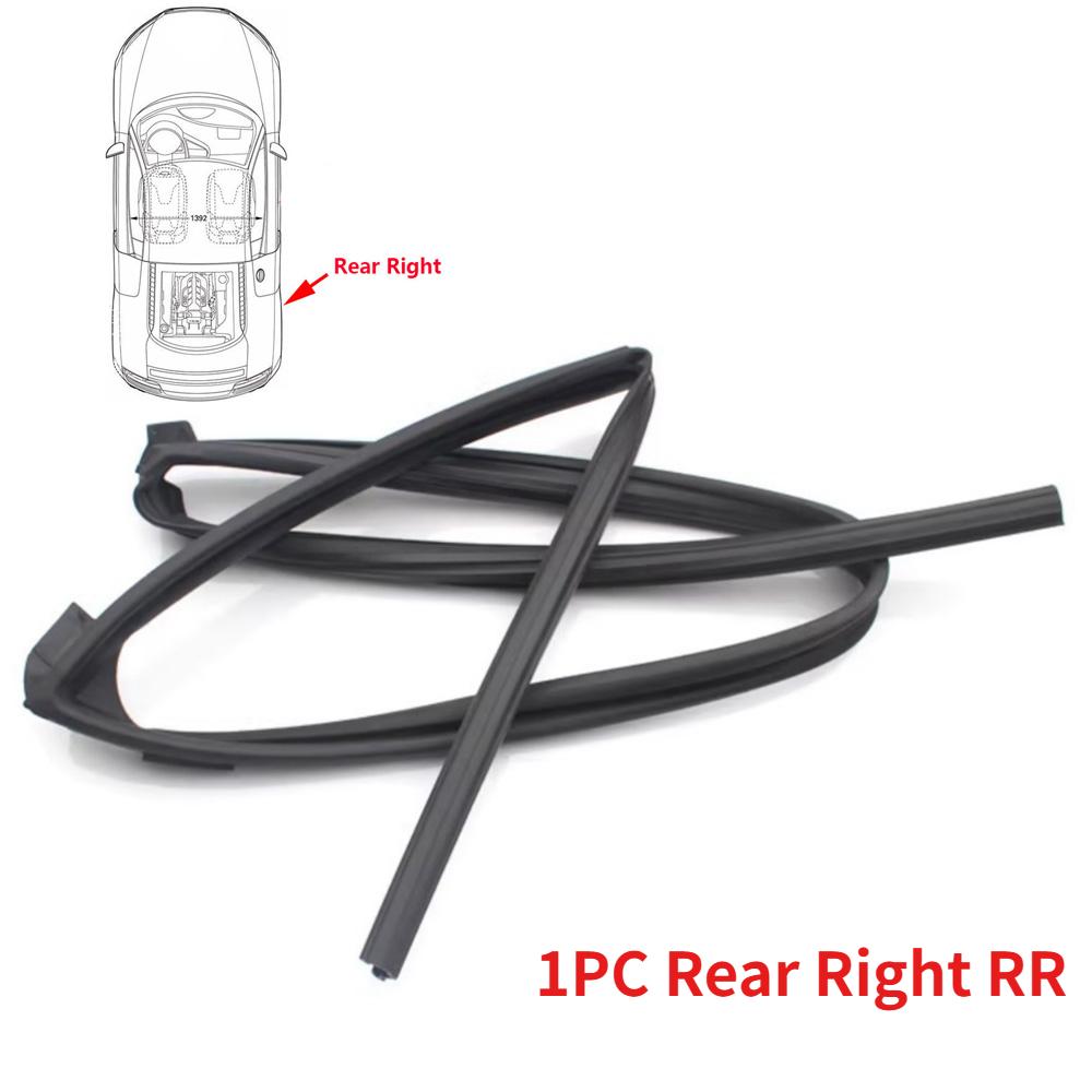 Car Front Rear Door Window Glass Lifter Frame Upper Rubber Sealing Strip For Suzuki Vitara LY 2015-