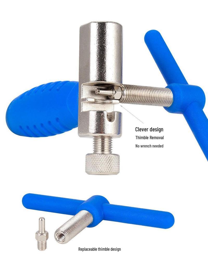 TOOPRE Bike Chain Breaker & Installer Tool with Replacement Pin