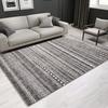 Moroccan Ethnic Style Carpet Simple Black White Gray Decorative Rug  Living Room Study Non Slip Mat Home Decorative