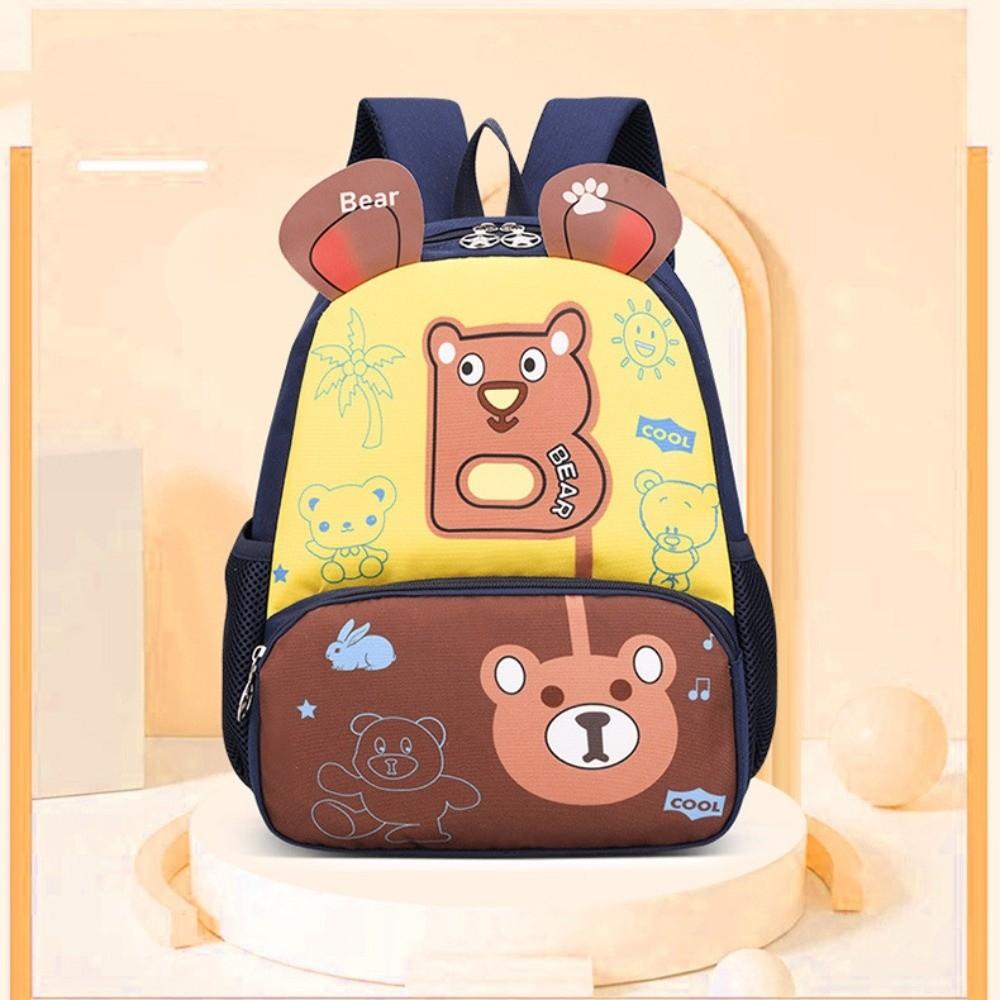 High Quality Cute Cartoon Style School Bag Lightweight Large Capacity Backpack Multifunctional Shoulder Bag Kid
