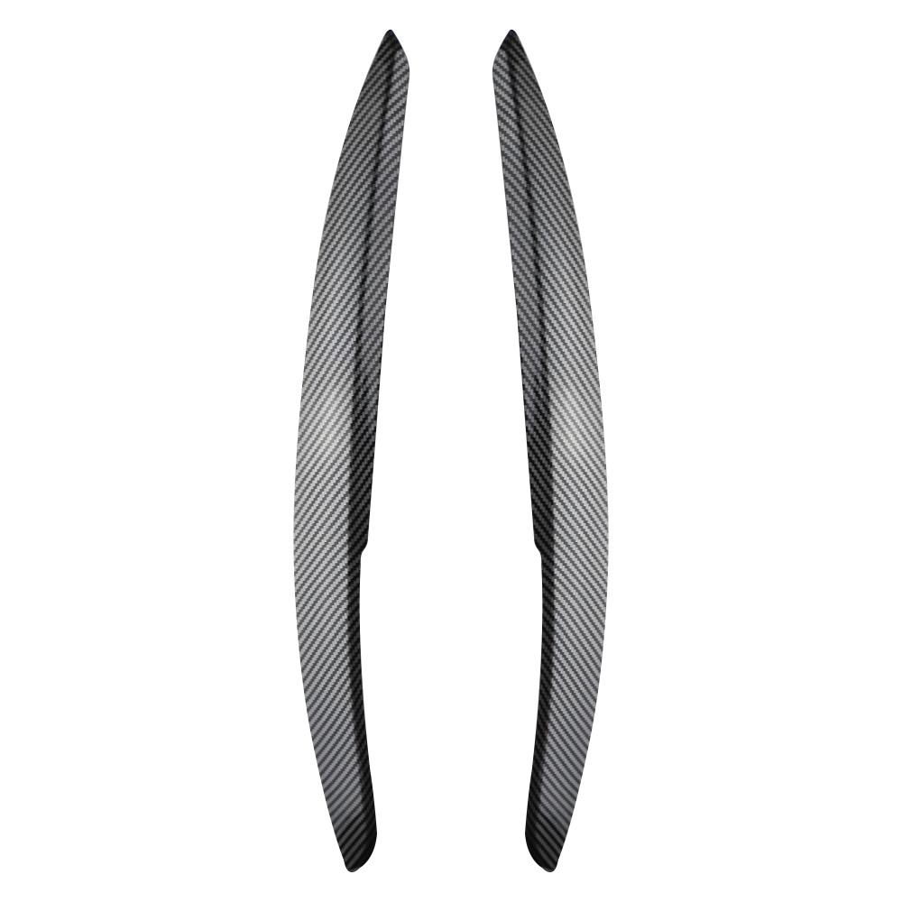 2pcs Car Head Light Lamp Eyebrow Eyelid Imitation Carbon Fiber Cover Trims for VW Polo Mk5 6R 6C 2010 2011 2012 2013 2014 2015 2016 2017 2018