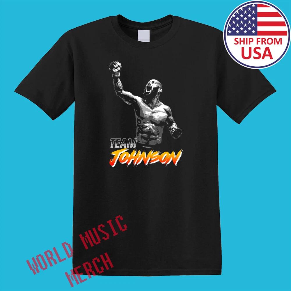Demetrious Johnson Team MMA Fighter Men s Black Size S-5XL 2XL