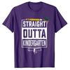 Straight Outta Kindergarten Pencil Class of 2026 Graduation TShirt for Boys Girls Students Schoolwear Clothing Graphic Tee Tops