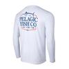 Mens Quick-Dry UV Protection Fishing T-Shirt Long Sleeve Crew Neck Breathable Sportswear Outdoor Angling Summer Fall