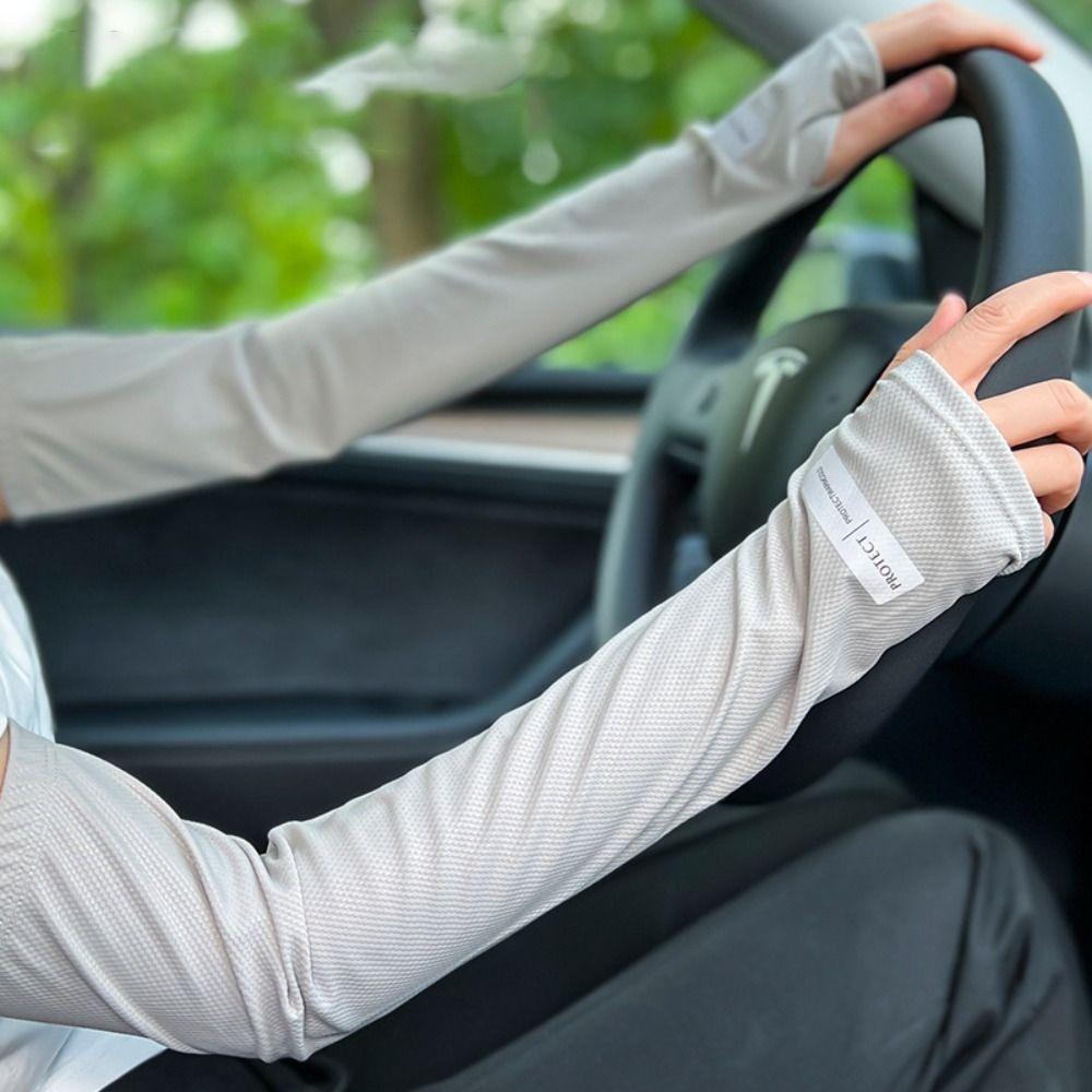 Thin Ice Sleeved UV Resistant Loose Hand Sleeves Arm Protection UV Resistant Sleeves  Outdoor