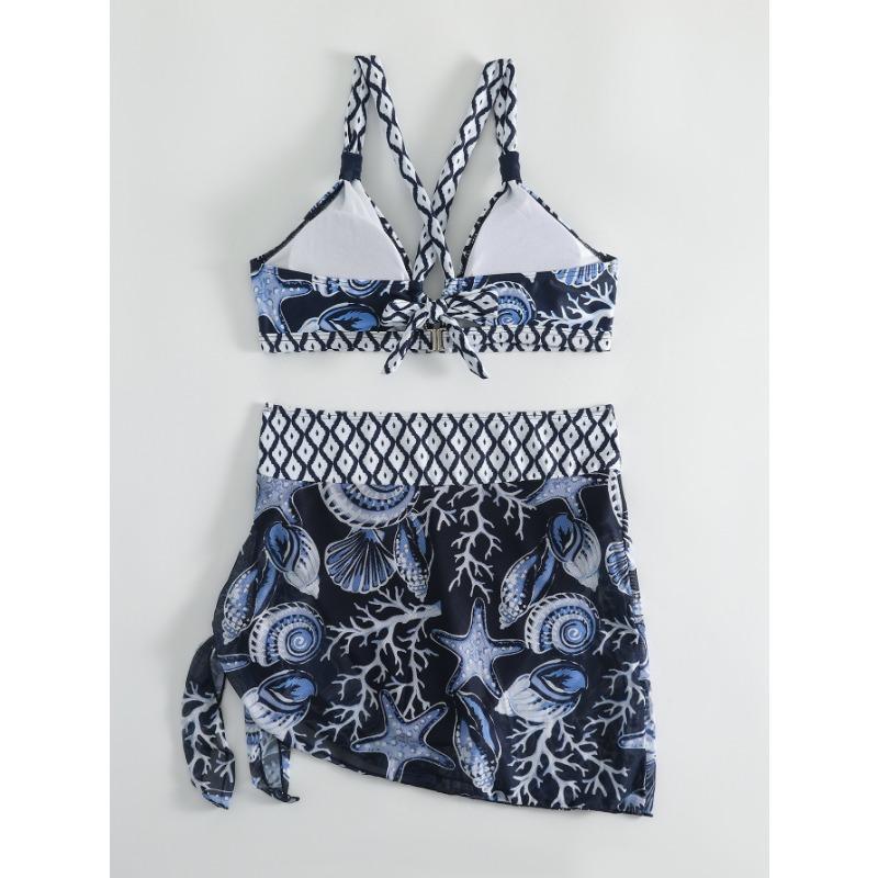 Swimwear Women Swimsuit  Push Up  Bikini Set High Waist Bathing Suit Beachwear  Swimdress Plus Size