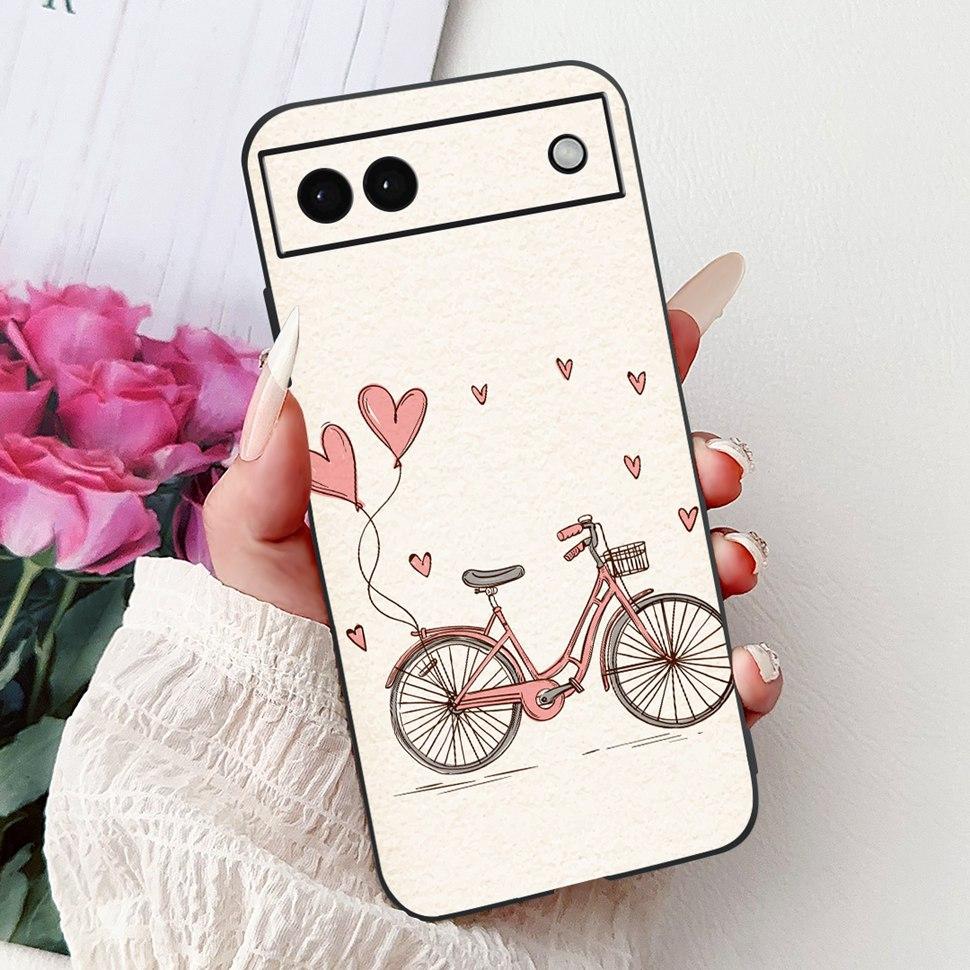 Luxury Painted Cover For Google Pixel 6A Case Soft Silicone Phone Case For Google Pixel 6A Google6A 2022 Back Cover 6.1"