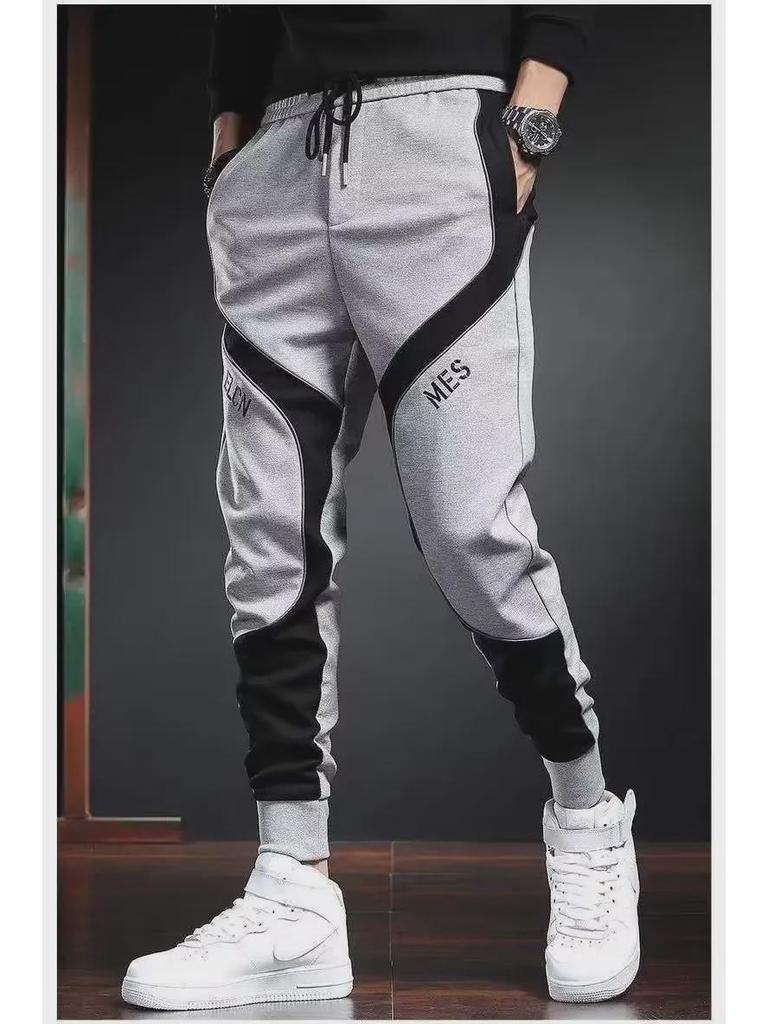 Herren Trendige Lockere Sport-Overalls: Sommer Leichte Nähte Lässige Hosen