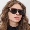 2025 Retro Round Frame Sunglasses: European & American Trend, Black Ins Celebrity Style