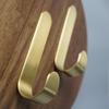Wall Hooks & Hangers Modern Simple Gold Wall Hooks Home Storage Organisation